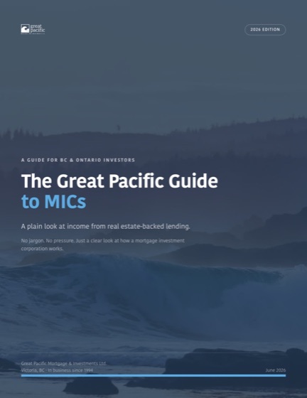 Cover of a 12-page investor guide