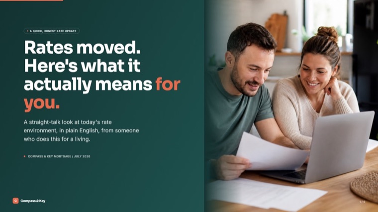 Title slide of an investor presentation